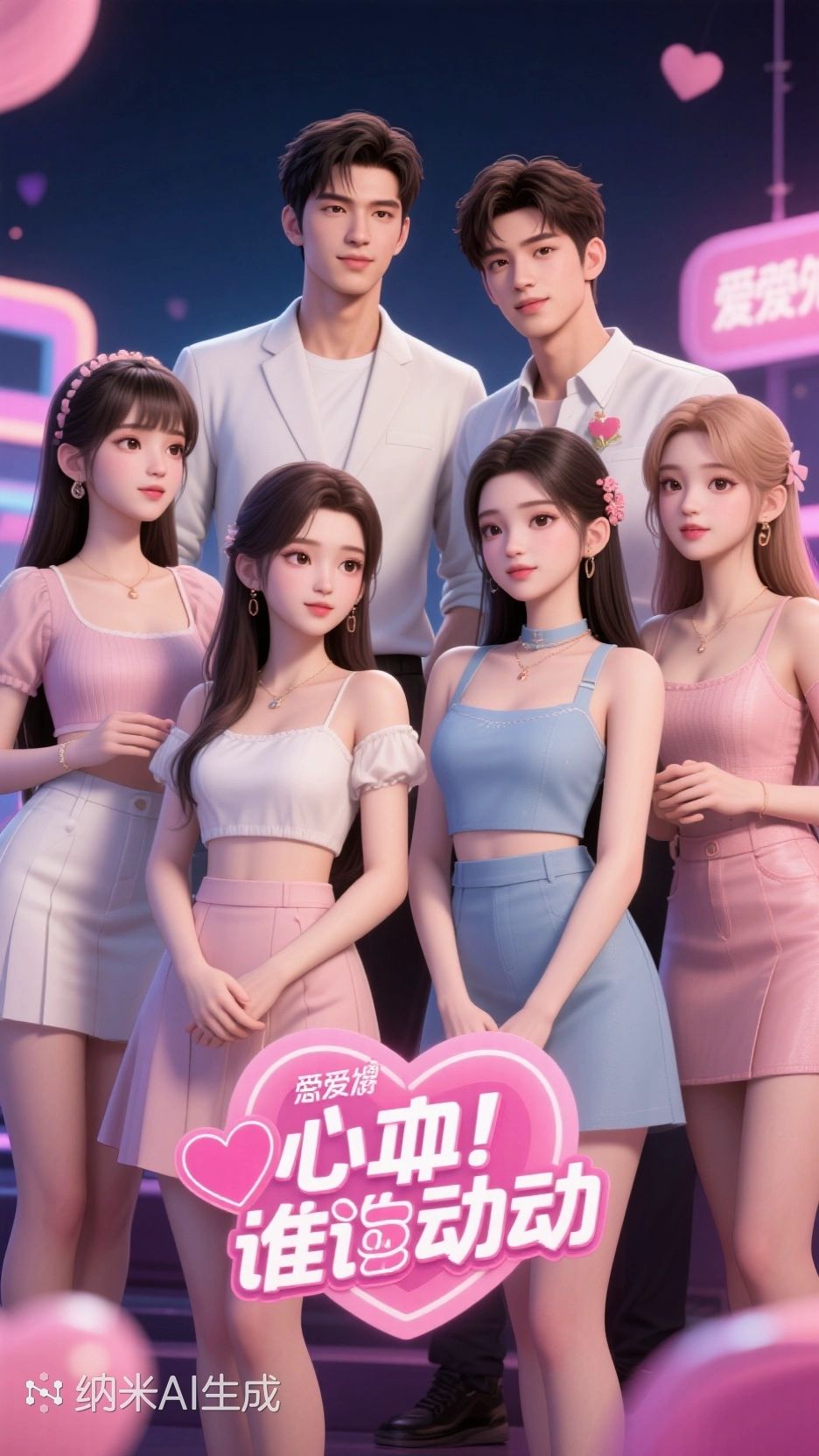 恋综：心跳该为谁而动（精美UI）