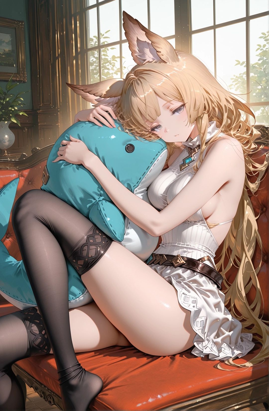 嗜睡的艾尔恩族少女