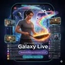 Galaxy Live! 🌌🪐🔴✅