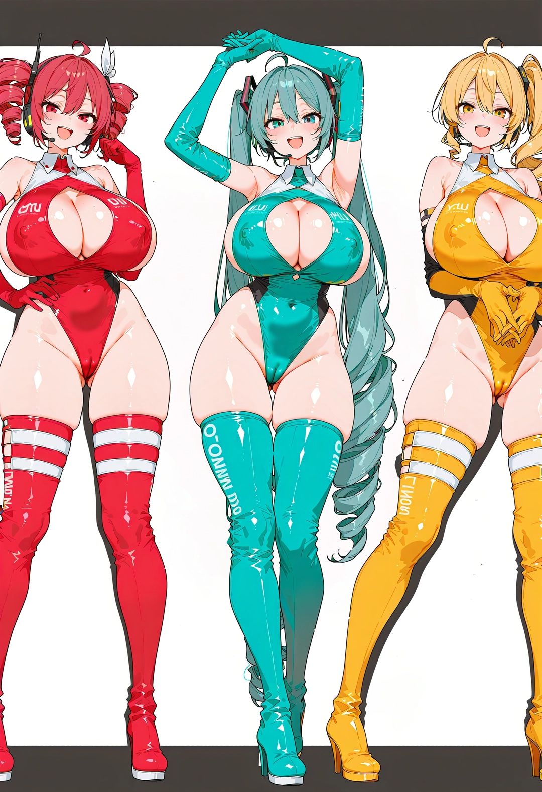 Kasane Teto, Hatsune Miku, Akita Neru