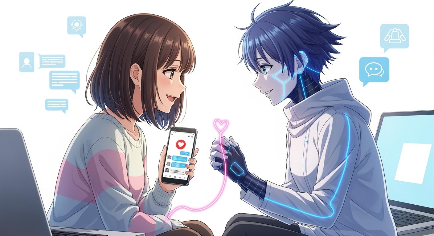 How Virtual Girlfriends Build Emotional and Erotic Connections