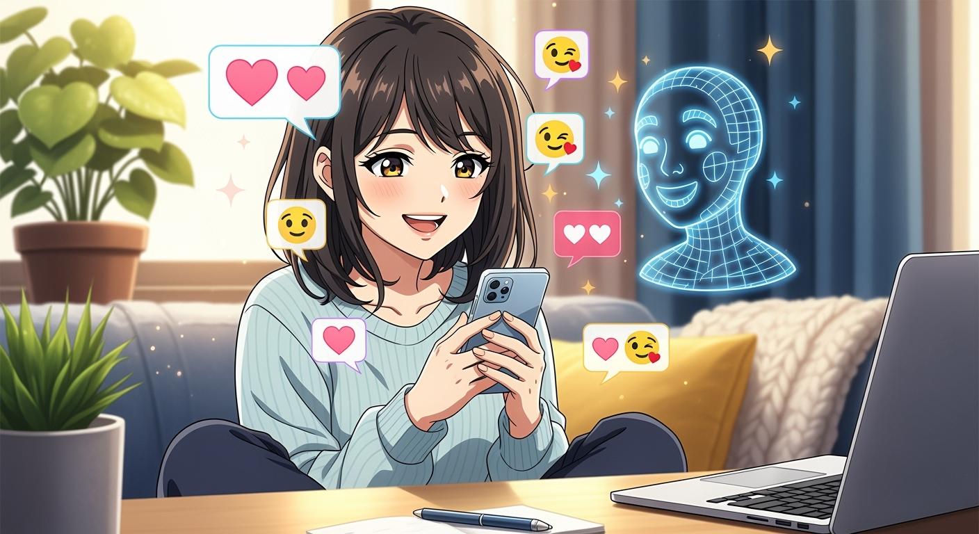 AI girlfriend sexting unlocks playful digital romance