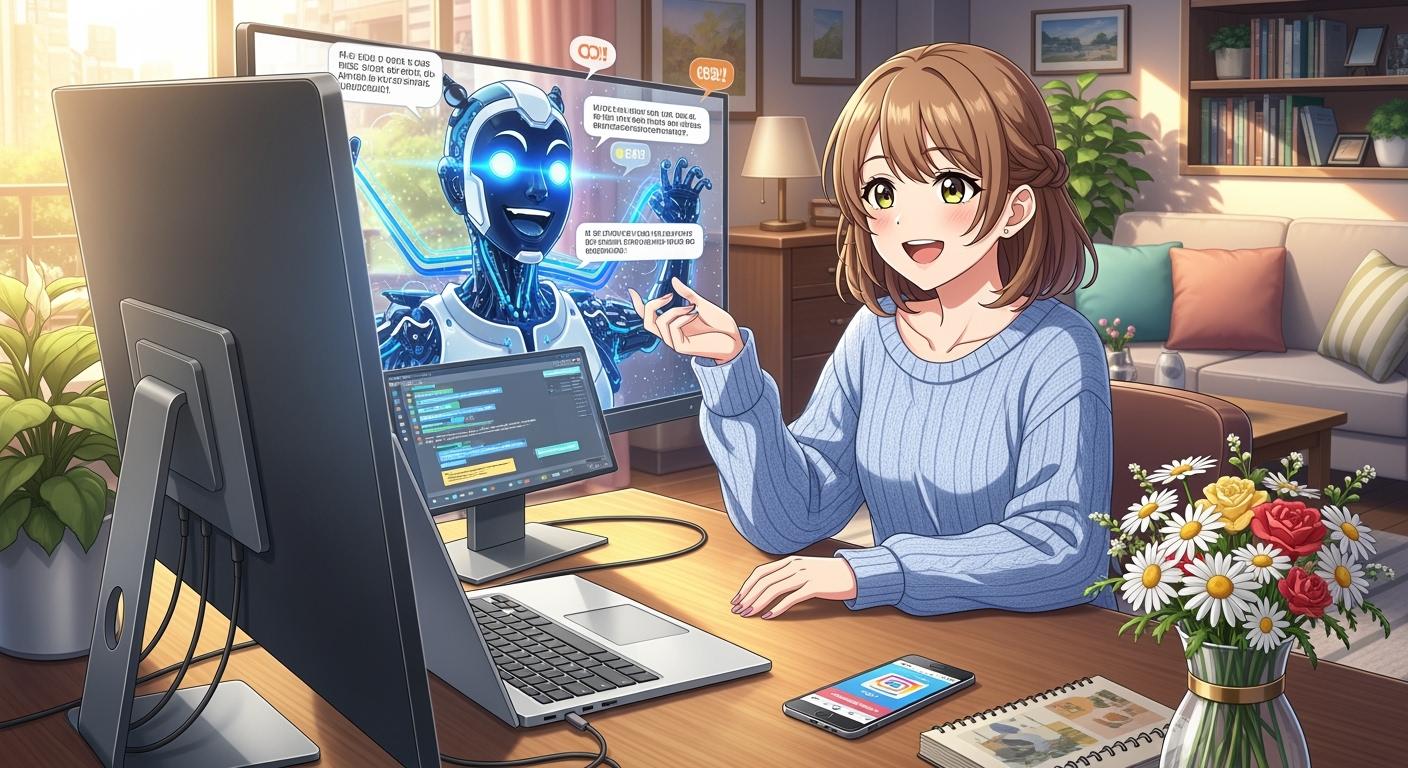 Juicy AI Girlfriend Surprises With Lively Conversations